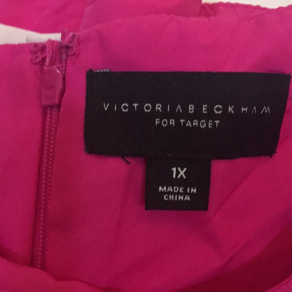 Lined Victoria Beckham Target Sleeveless Dress 1X - Picture 4 of 5